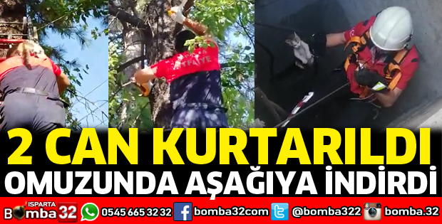 2 can kurtarıldı