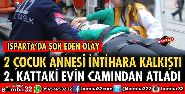 2 ÇOCUK ANNESİ KADIN İNTİHARA KALKIŞTI