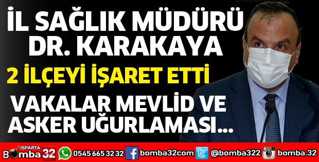 2 İLÇEDE VAKA SAYISI HIZLA ARTIYOR