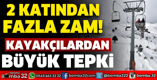 2 KATINDAN FAZLA ZAM: KAYAKÇILARDAN BÜYÜK TEPKİ