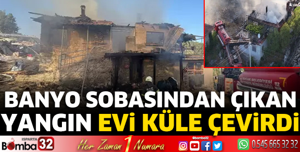 2 katlı ev yandı 