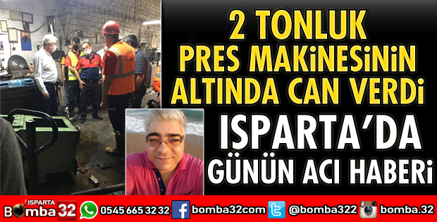 2 TONLUK PRES MAKİNESİNİN ALTINDA CAN VERDİ