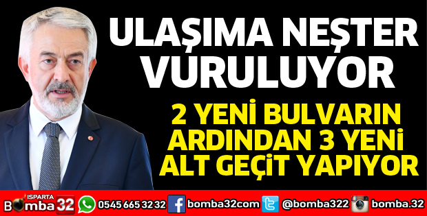 2 yeni bulvarın ardından 3 yeni alt geçit yapıyor