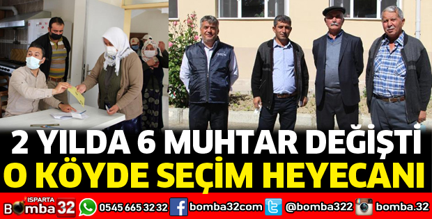 2 yılda 6 muhtar değişen köyde seçim