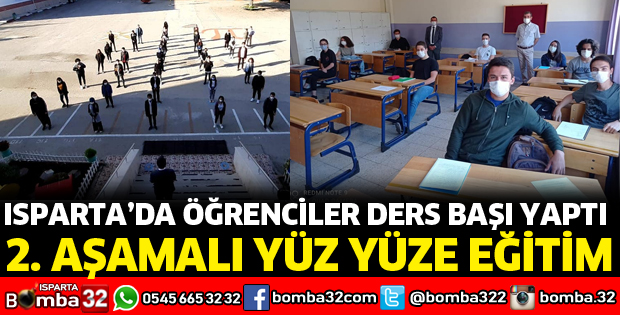 2. AŞAMALI YÜZ YÜZE EĞİTİM BAŞLADI 