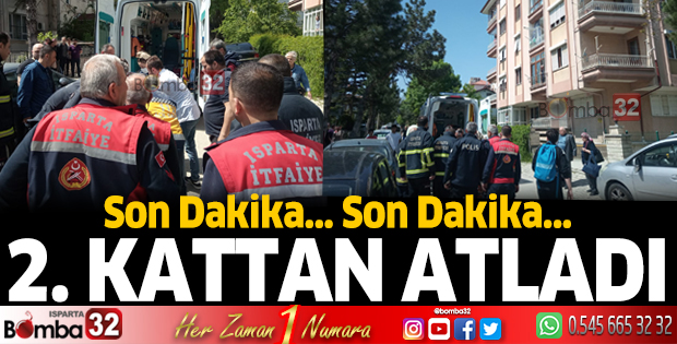 2. kattan aşağı atladı