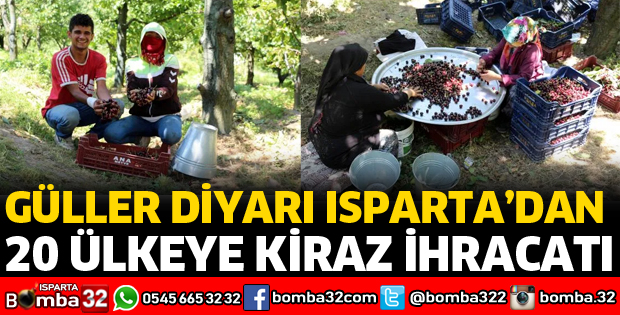 20 ÜLKEYE KİRAZ İHRACATI