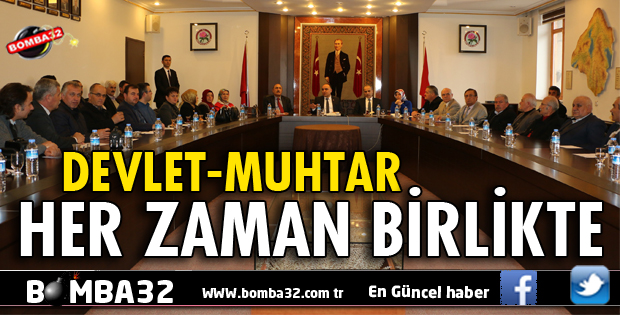 2017 YILININ İLK MERKEZ MUHTARLAR TOPLANTISI YAPILDI