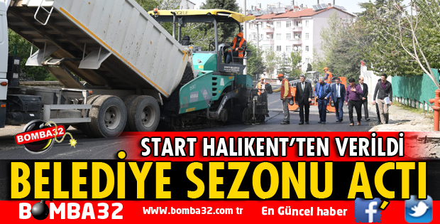 2018 YILI ASFALT SEZONU HALIKENT MAHALLESİ'NDEN BAŞLADI