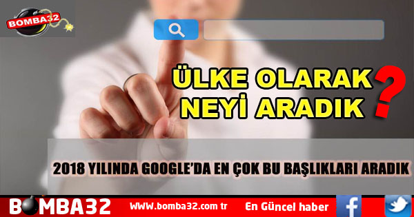 2018 YILINDA GOOGLE’DA EN ÇOK BU BAŞLIKLARI ARADIK
