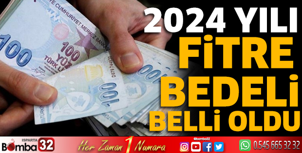 2024 yılı fitre bedeli belli oldu