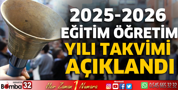 2025-2026 Eğitim Öğretim Yılı Takvimi Açıklandı