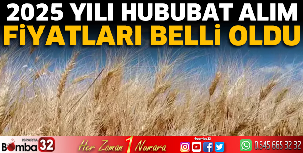 2025 yılı hububat alım fiyatları belli oldu