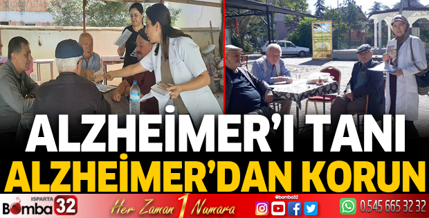 21 Eylül Dünya Alzheimer Günü farkındalık çalışmaları yapıldı