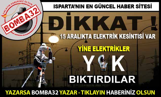YİNE ELEKTRİK YOK