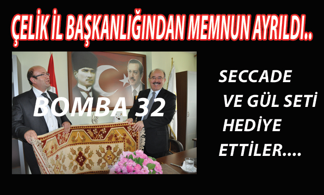 ÇELİK PARTİLİLERLE BULUŞTU.. BULUŞMADA NELER YAŞANDI...