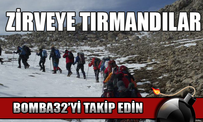 ZİRVEYE TIRMANDILAR