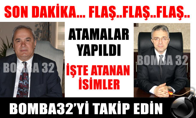 ATAMALAR YAPILDI