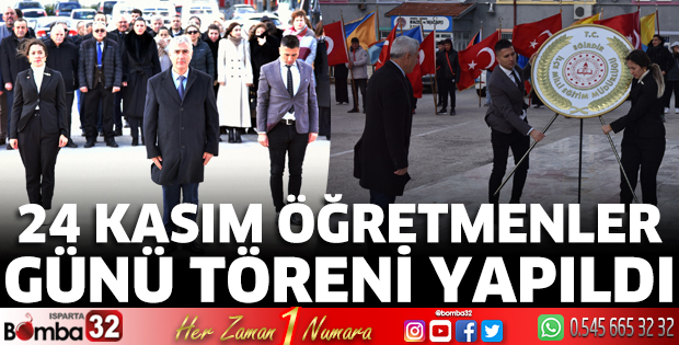 24 Kasım Öğretmenler Günü töreni yapıldı