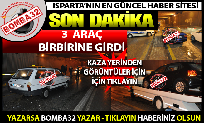 ALT GEÇİTTE KAZA 2 YARALI
