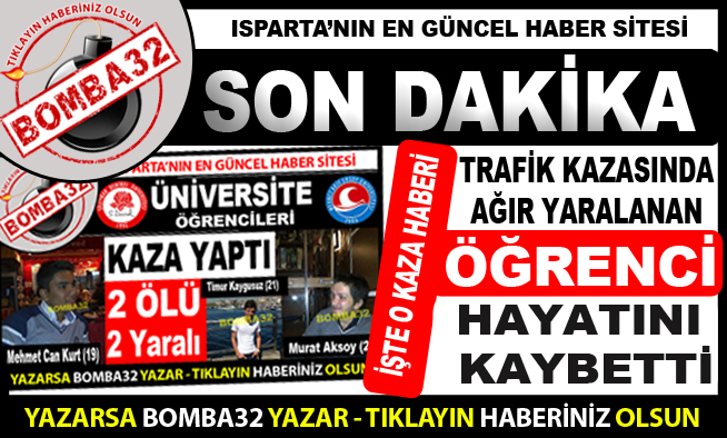 O ÖĞRENCİ HAYATINI KAYBETTİ !