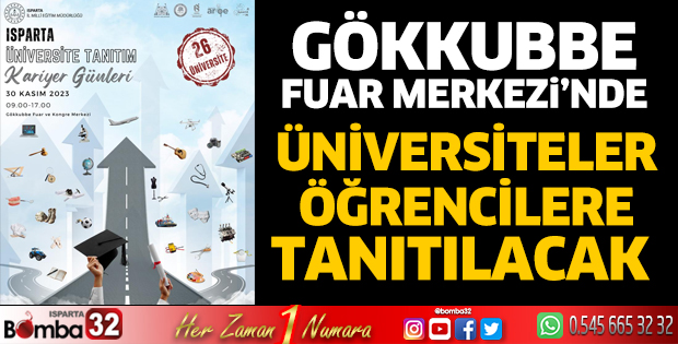 26 üniversite öğrencilere tanıtılacak