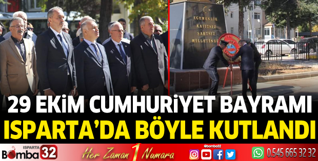 29 Ekim Cumhuriyet Bayramı böyle kutlandı