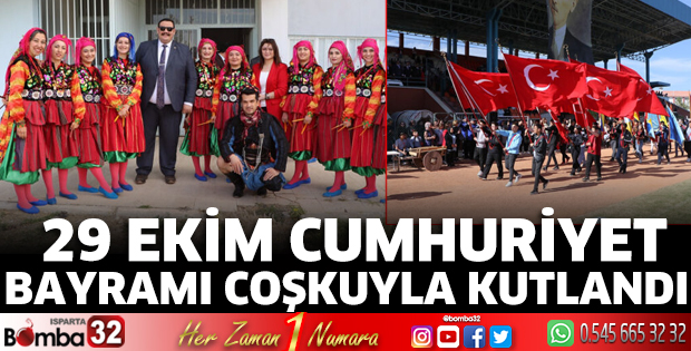 29 Ekim Cumhuriyet Bayramı coşkuyla kutlandı