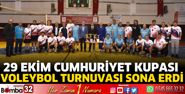 29 Ekim Cumhuriyet Kupası Voleybol Turnuvası sona erdi
