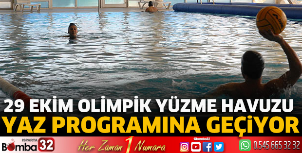 29 Ekim Olimpik Yüzme Havuzu Yaz Programına Geçiyor