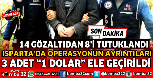 3 ADET 1 AMERİKAN DOLARI ELE GEÇİRİLDİ