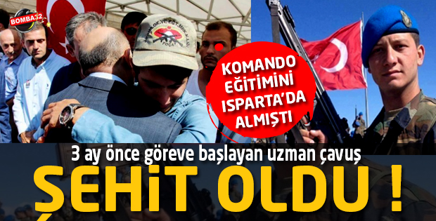 3 AY ÖNCE GÖREVE BAŞLADI ŞEHİT OLDU 