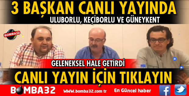 3 BAŞKAN CANLI YAYINDA