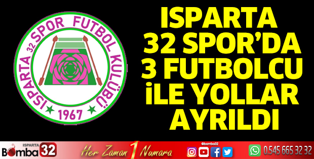 3 futbolcu ile yollar ayrıldı