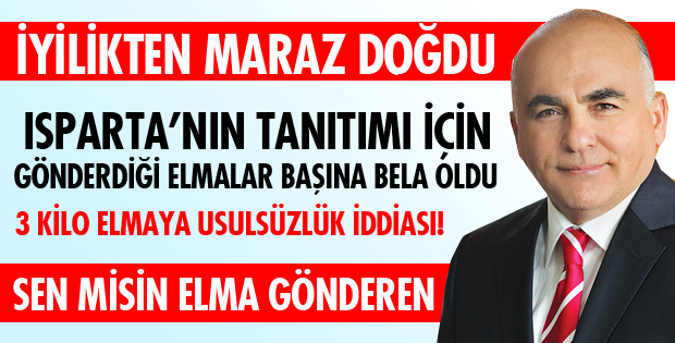 3 KİLO ELMA BAŞINA DERT OLDU