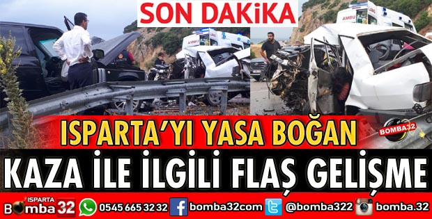 3 KİŞİNİN HAYATINI KAYBETTİĞİ KAZA İLE İLGİLİ FLAŞ GELİŞME