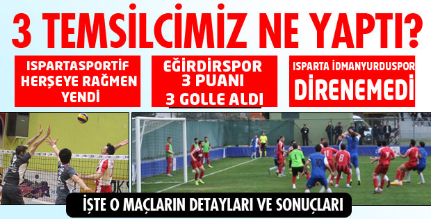 3 TEMSİLCİMİZ NE YAPTI ?