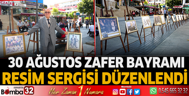 30 Ağustos için resim sergisi düzenlendi 
