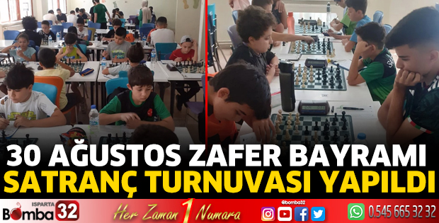 30 Ağustos Zafer Bayramı Satranç Turnuvası yapıldı