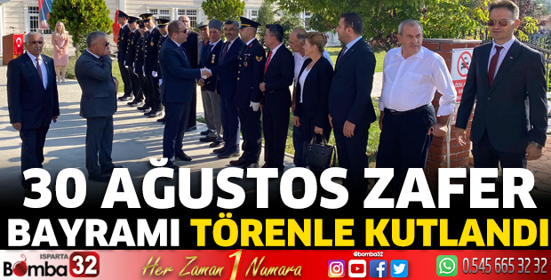 30 Ağustos Zafer Bayramı törenle kutlandı