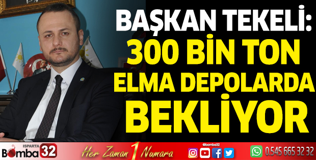 300 bin ton elma depolarında bekliyor