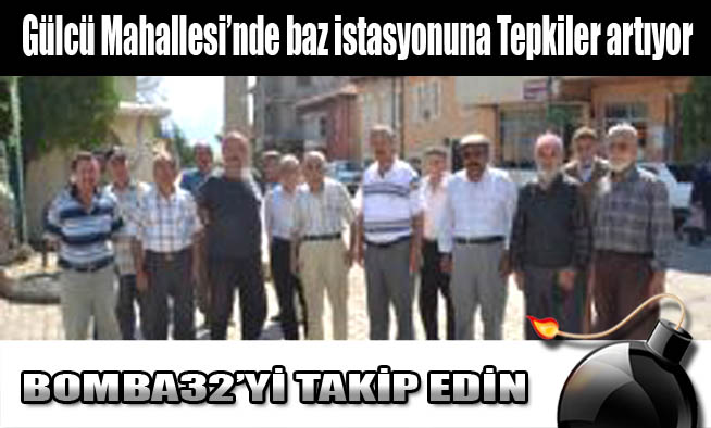 Gülcü Mahallesinde Baz İstasyonuna Tepkiler Artıyor..