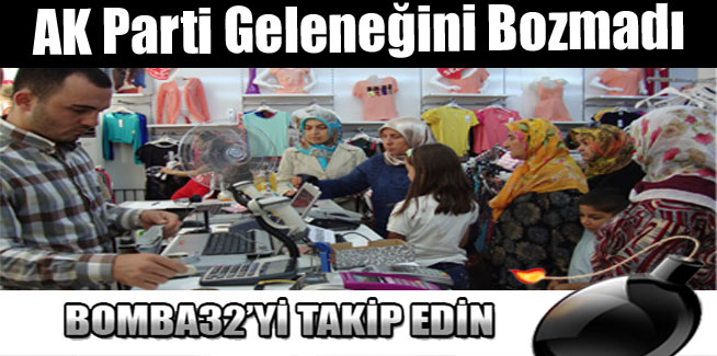 AK Parti Geleneğini Bozmadı
