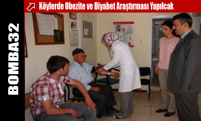 Köylerde Obezite ve Diyabet Araştırması Yapılcak