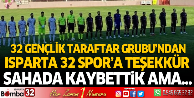 32 Gençlik'ten teşekkür 