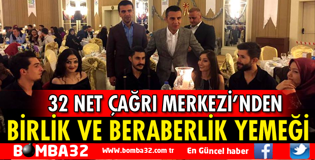 32 NET ÇAĞRI MERKEZİ PERSONELİ GELENEKSEL YEMEKTE BULUŞTU