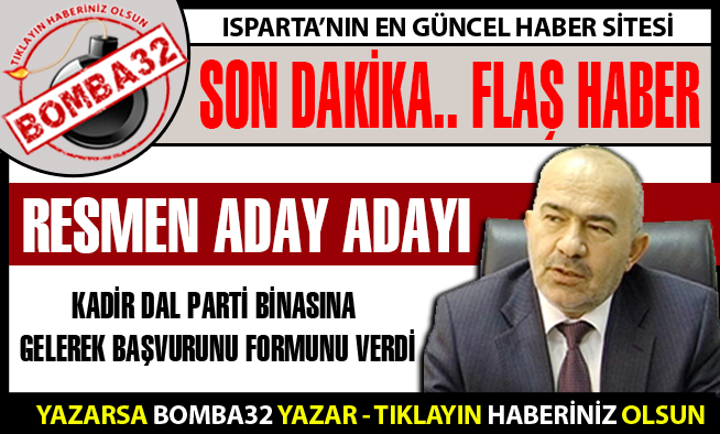 KADİR DAL RESMEN ADAY ADAYI