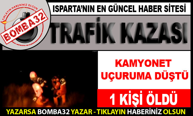 TRAFİK KAZASI 1 ÖLÜ
