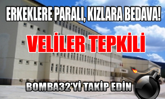 ERKEKLERE PARALI, KIZLARA BEDAVA!