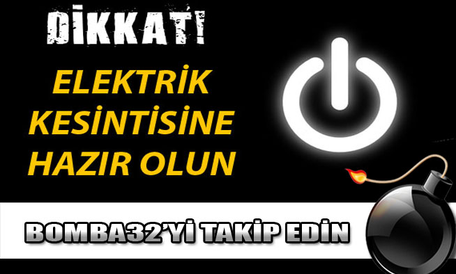 Dikkat Elektrik kesintisi var..